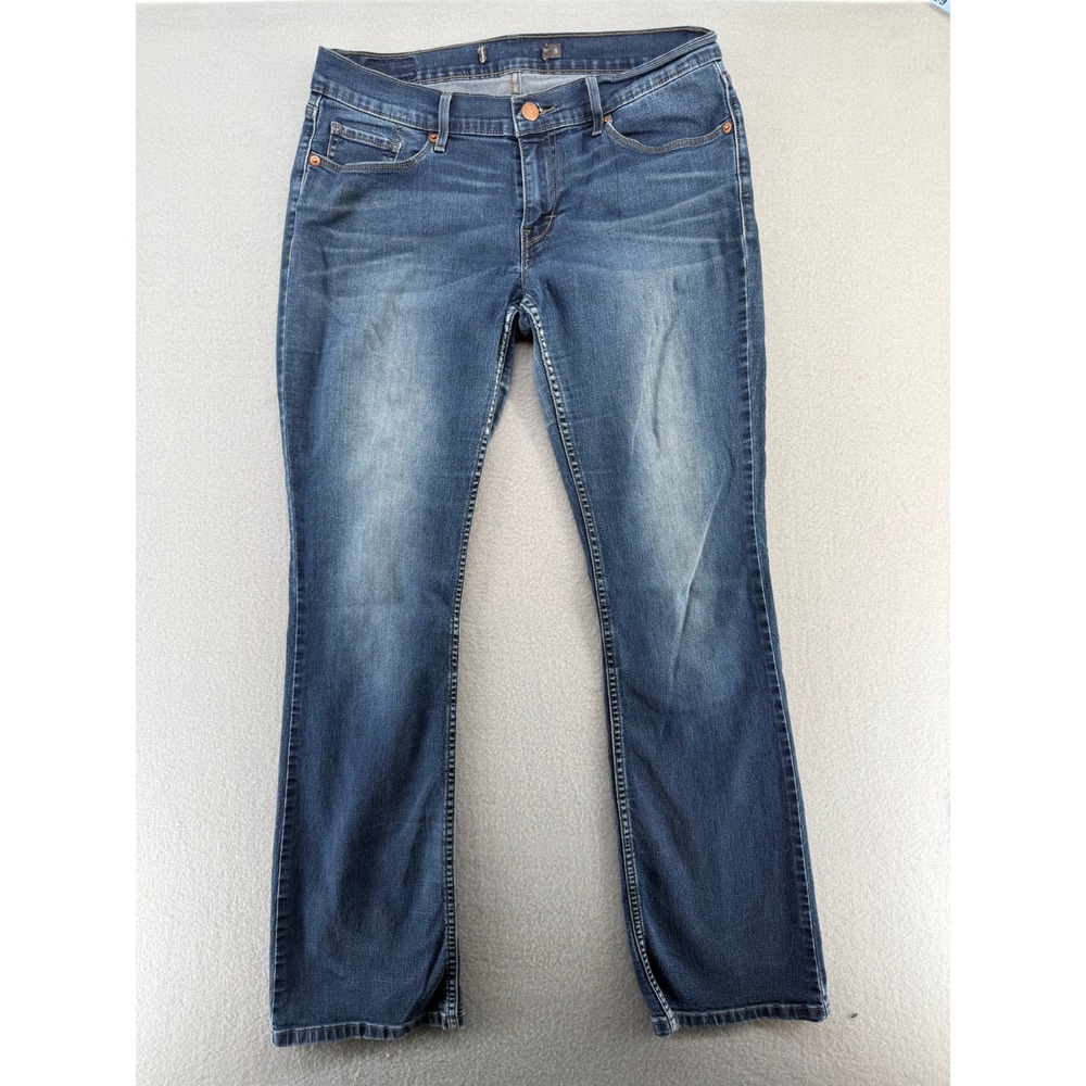 Levis 524 Skinny Jeans Womens 9M W29 L32 Medium Wash Blue Denim Mid Rise 11524